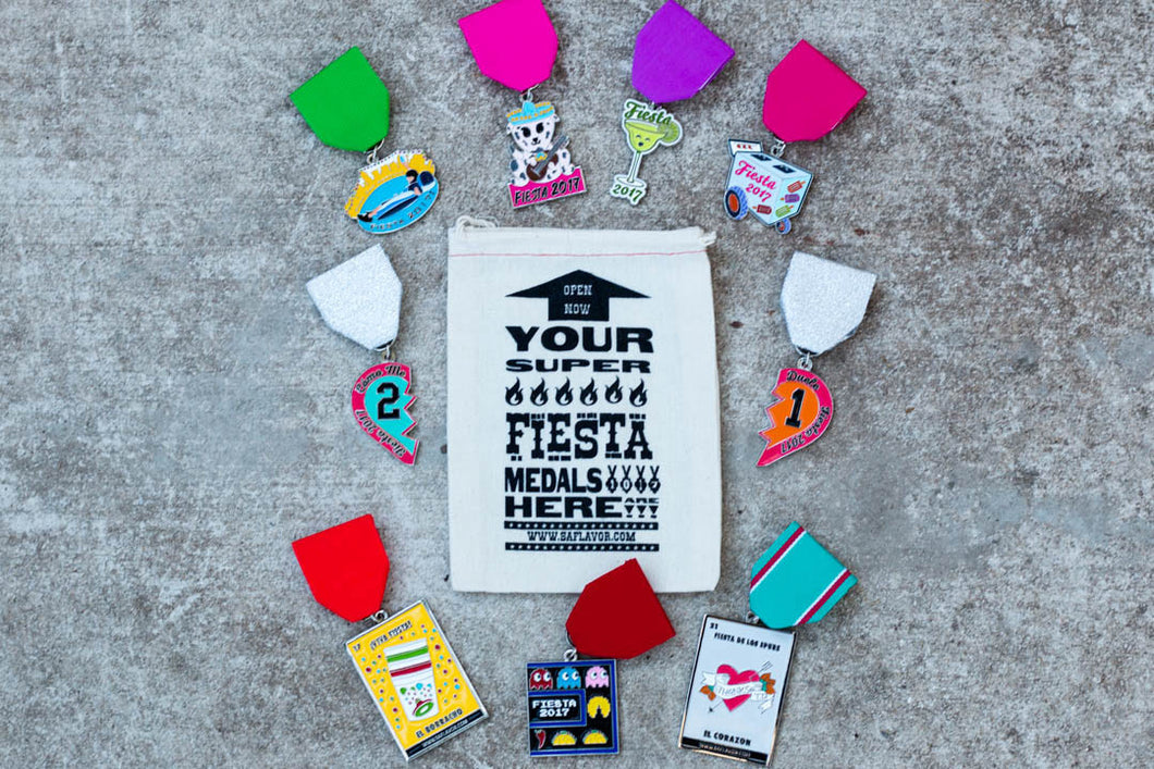 Nine Pack SA Flavor 2017 Fiesta Medals