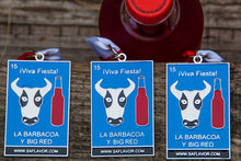 SA Flavor 2015 San Antonio Fiesta Medal — Barbacoa y Big Red Loteria Style