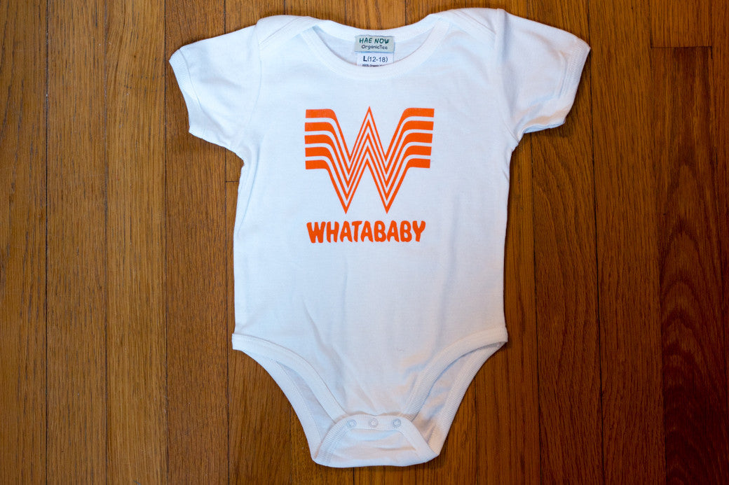 Whataburger Inspired Whatababy Onesie